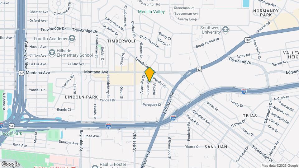 908 Bolivia St Map and Location Details