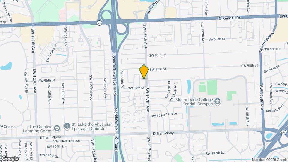 9612 SW 117th Ave Map and Location Details