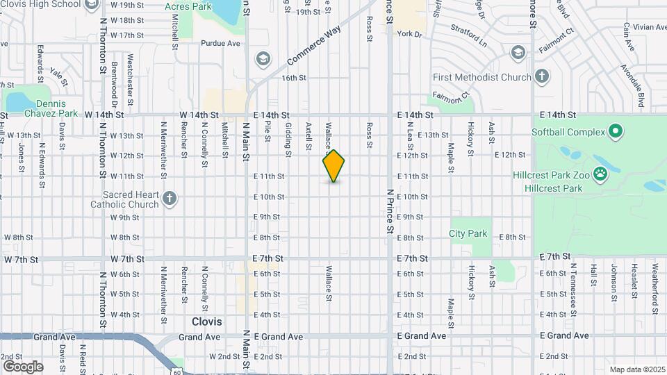 1007 Wallace St Map and Location Details