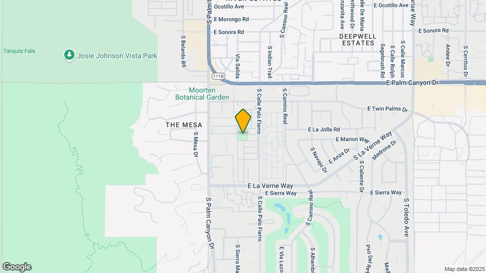 Palm Canyon Mobile Club Map and Location Details