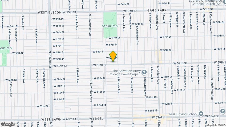 3520 W 59th St Map and Location Details