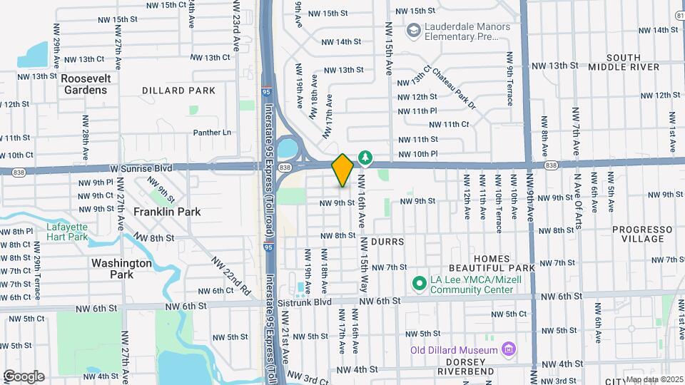 912 NW 17th Ave Map and Location Details