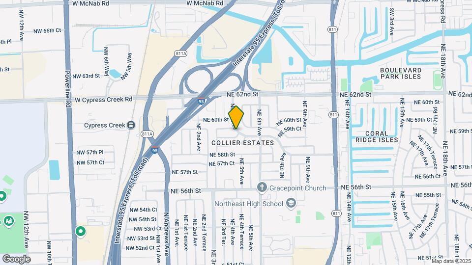 5901 NE 4th Ave Map and Location Details