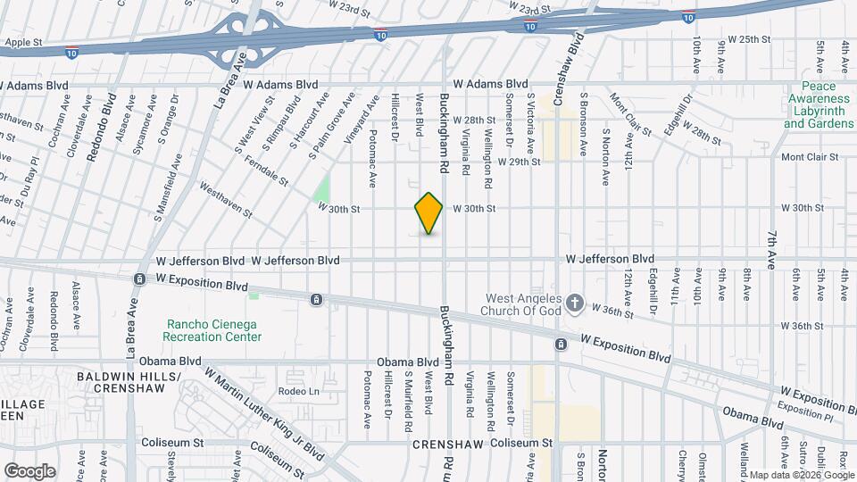 3044 West Blvd Map and Location Details