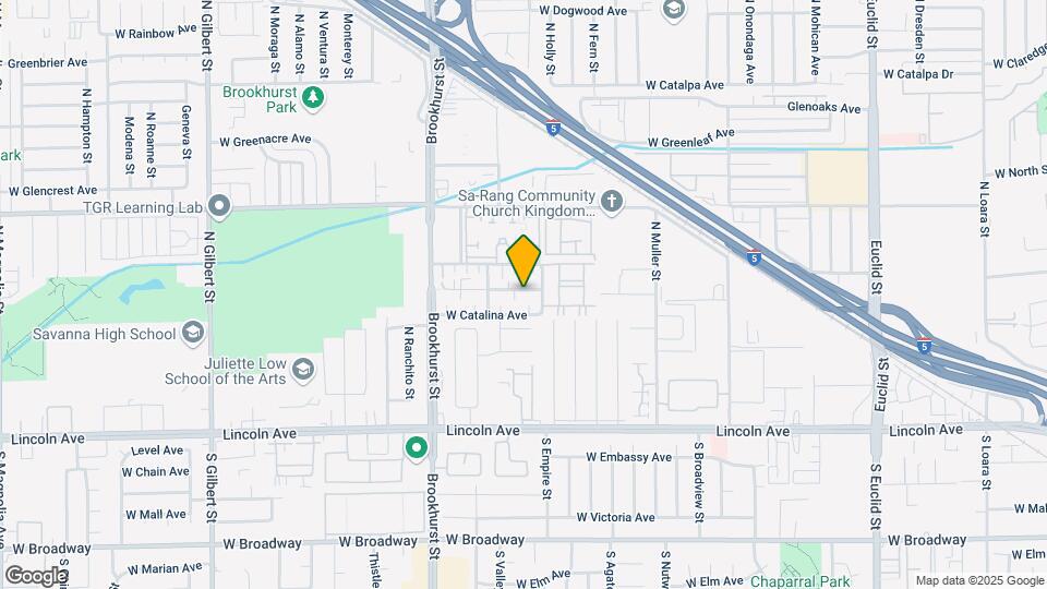 2112 W Brownwood Ave Mapa y Detalles de la Ubicación