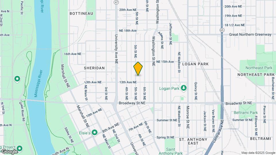 1315 5th St NE Map and Location Details