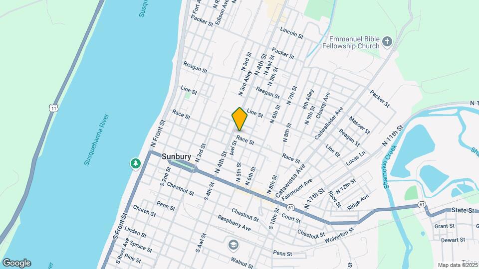 420 Race St Mapa y Detalles de la Ubicación