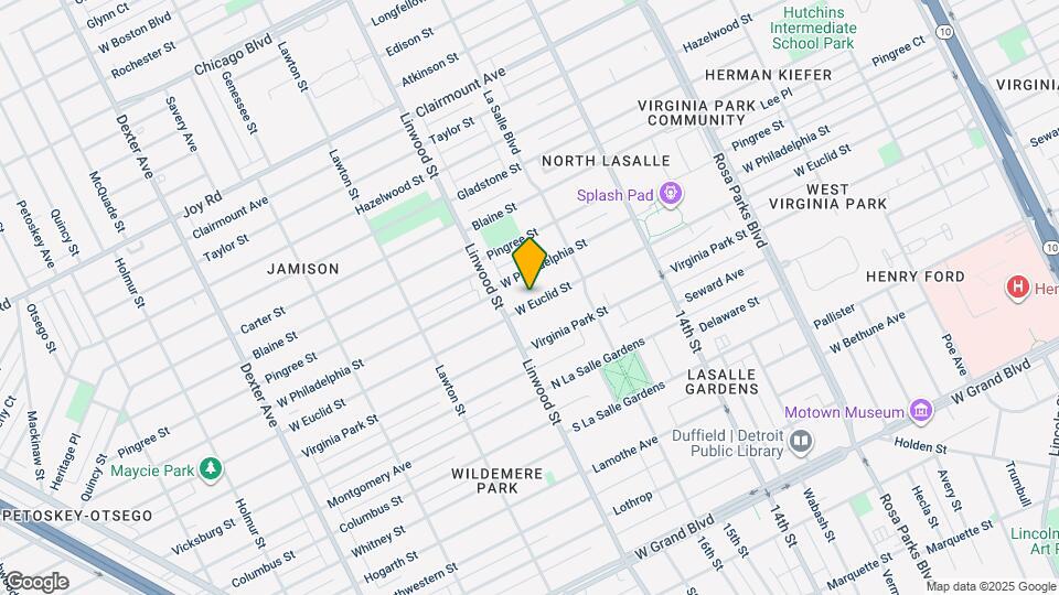 2506 W Euclid St Map and Location Details