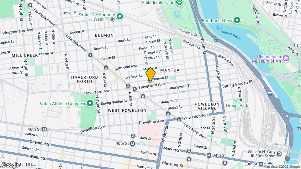 601 N 39th St Map and Location Details