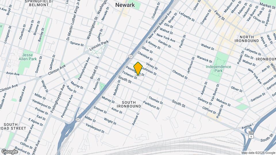 116 Tichenor St Mapa y Detalles de la Ubicación
