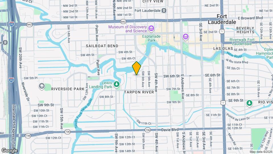 606 SW 7th Ave Map and Location Details