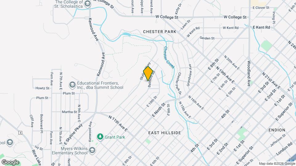 1421 Belmont Rd Map and Location Details