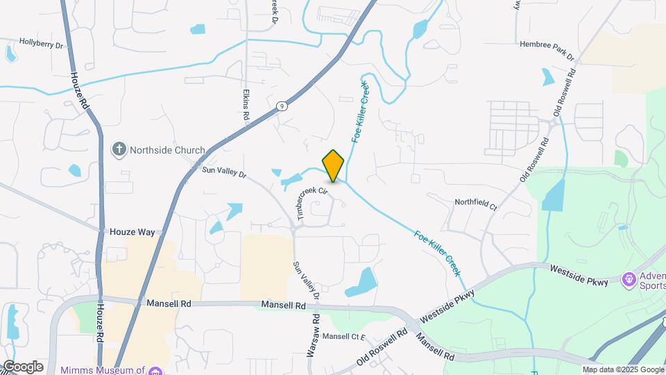 3408 Timbercreek Cir Map and Location Details