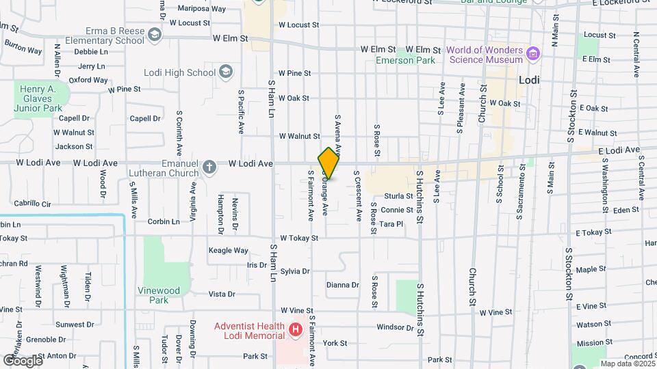 326 S Orange Ave Map and Location Details