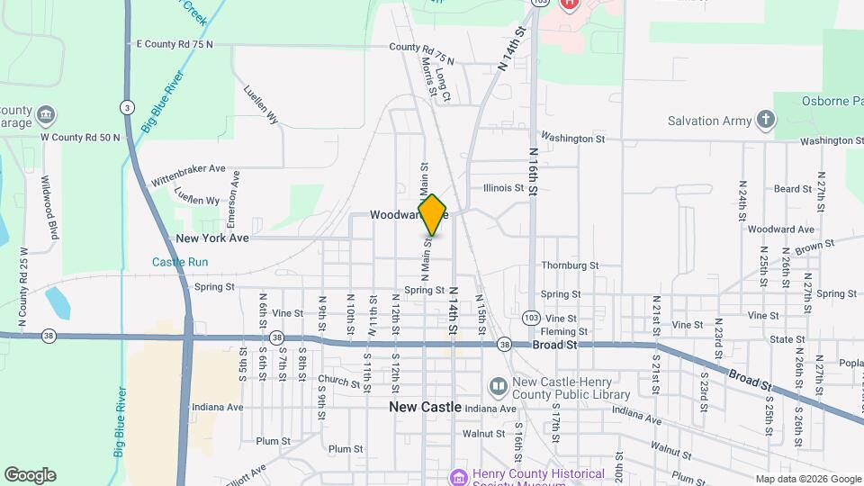 420 N Main St Map and Location Details