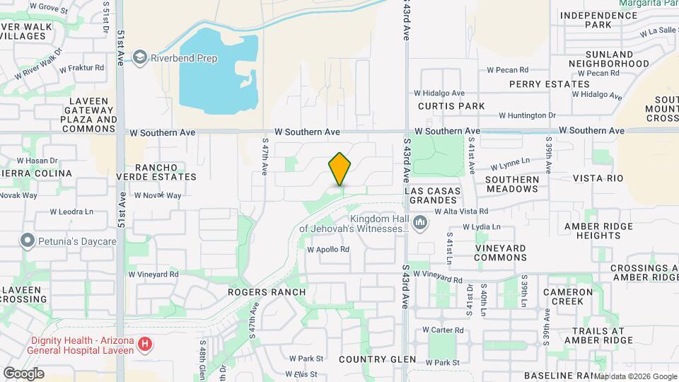 4439 W Burgess Ln Map and Location Details