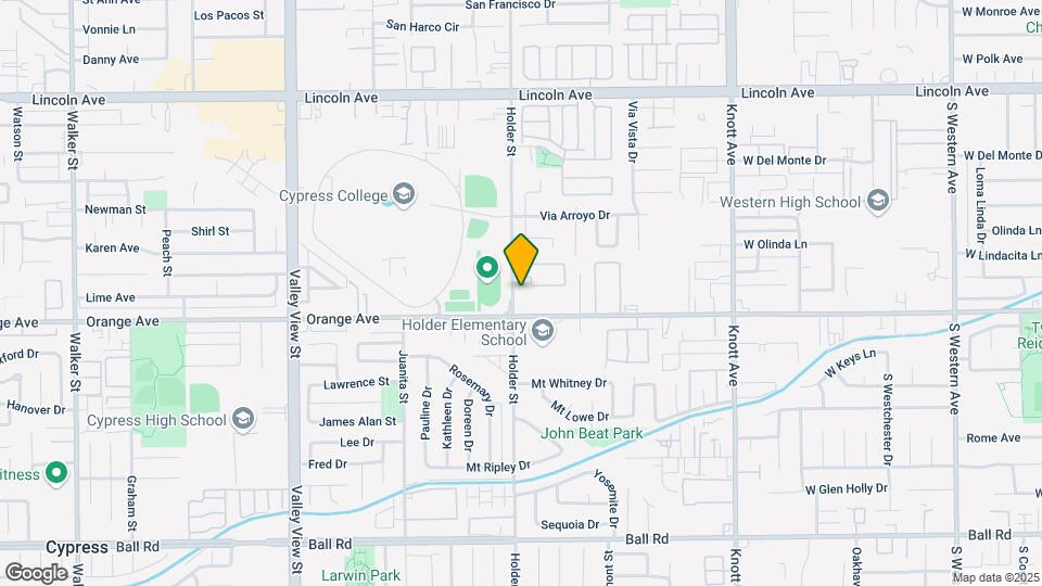 Holder Garden Apartments Mapa y Detalles de la Ubicación