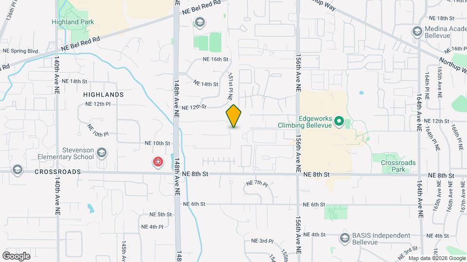 1014 151st Pl NE Map and Location Details