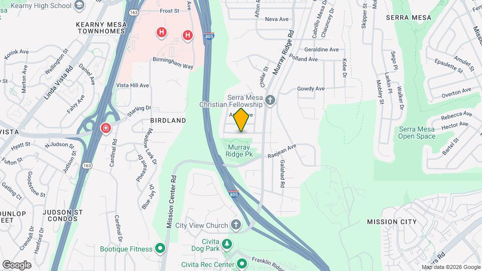 8657 Chantilly Ave Map and Location Details