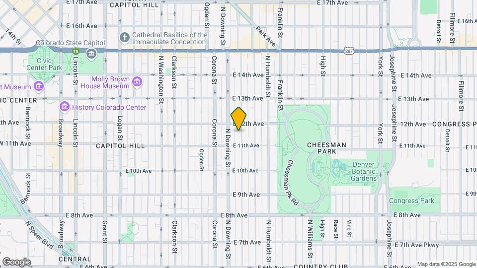 1141 Marion St Map and Location Details