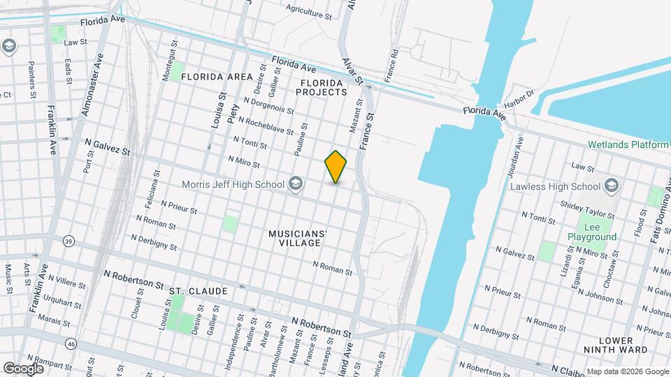 4030 N Miro St Map and Location Details