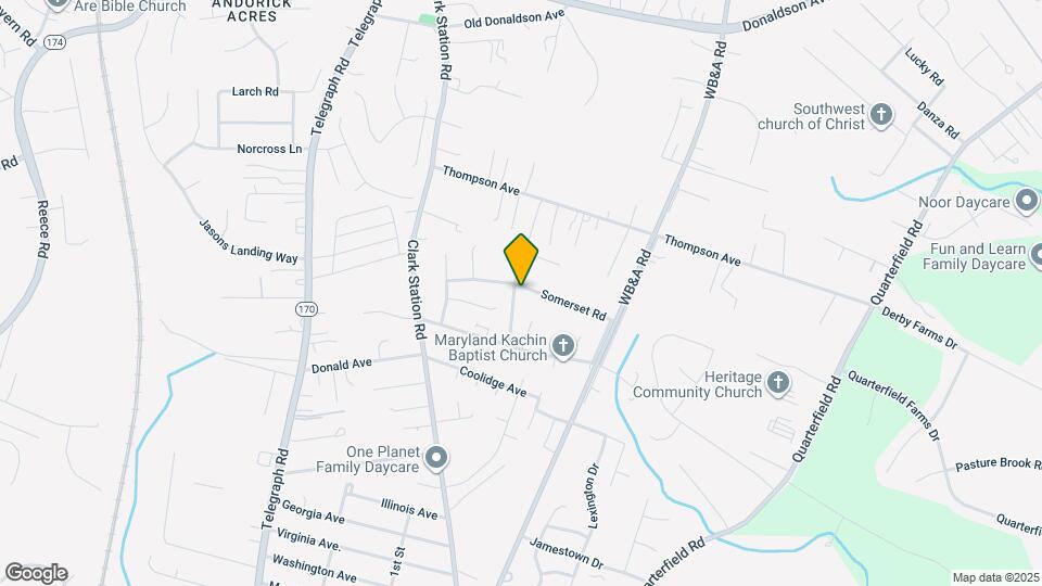 1217 Somerset Rd Map and Location Details
