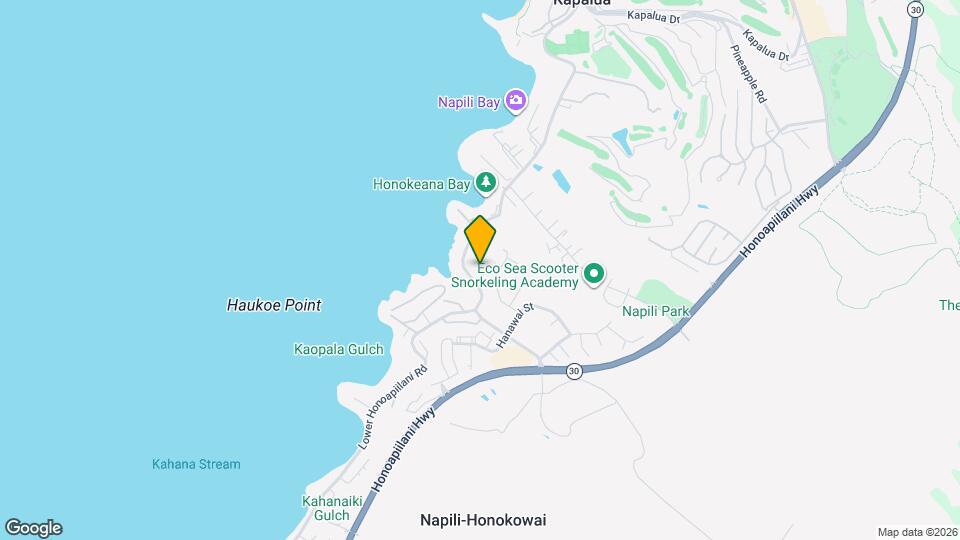 5128 Lower Honoapiilani Rd Map and Location Details