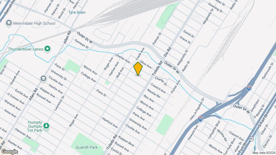 2105 Council Ave Map and Location Details