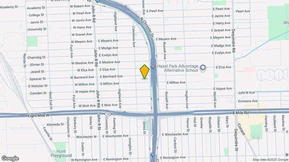 805 E Milton Ave Map and Location Details