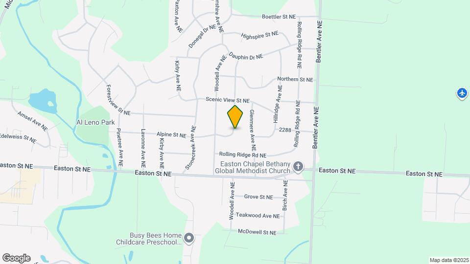 6880 Pinecrest St NE Map and Location Details