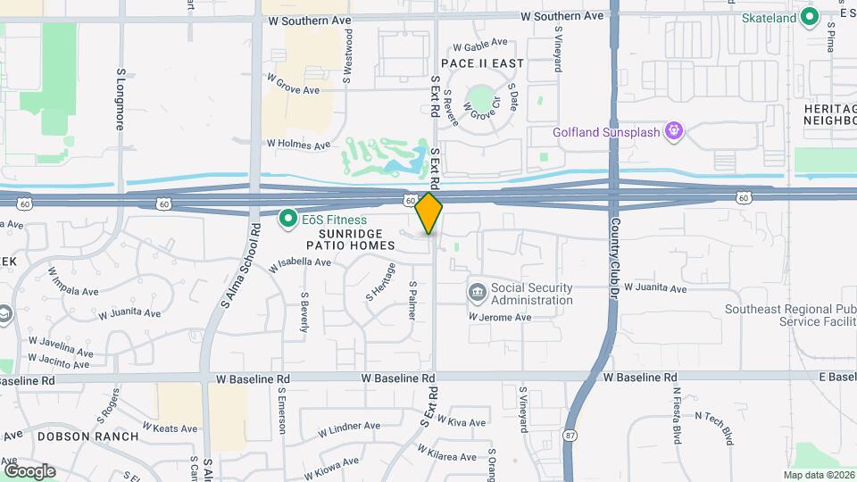 Verona Park Apartments Map and Location Details