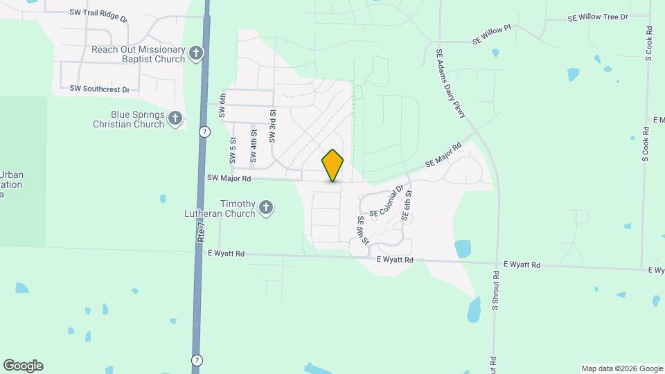 109 SW Sunflower St Map and Location Details