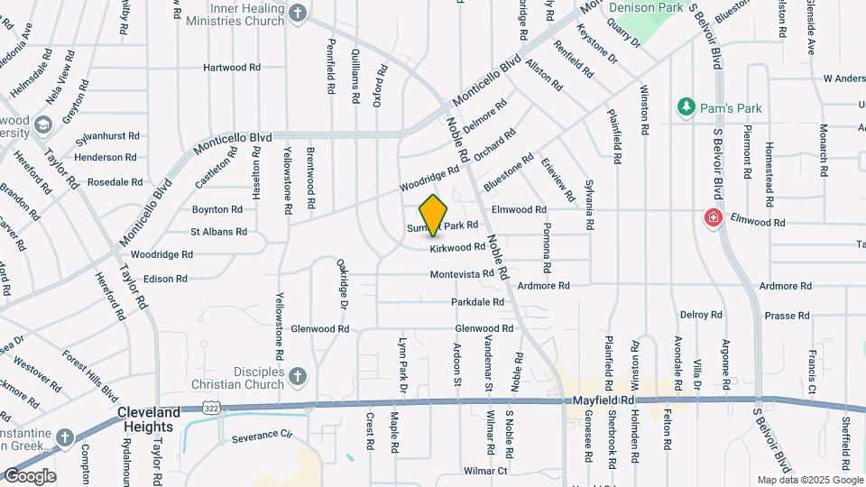 3821 Kirkwood Rd Map and Location Details
