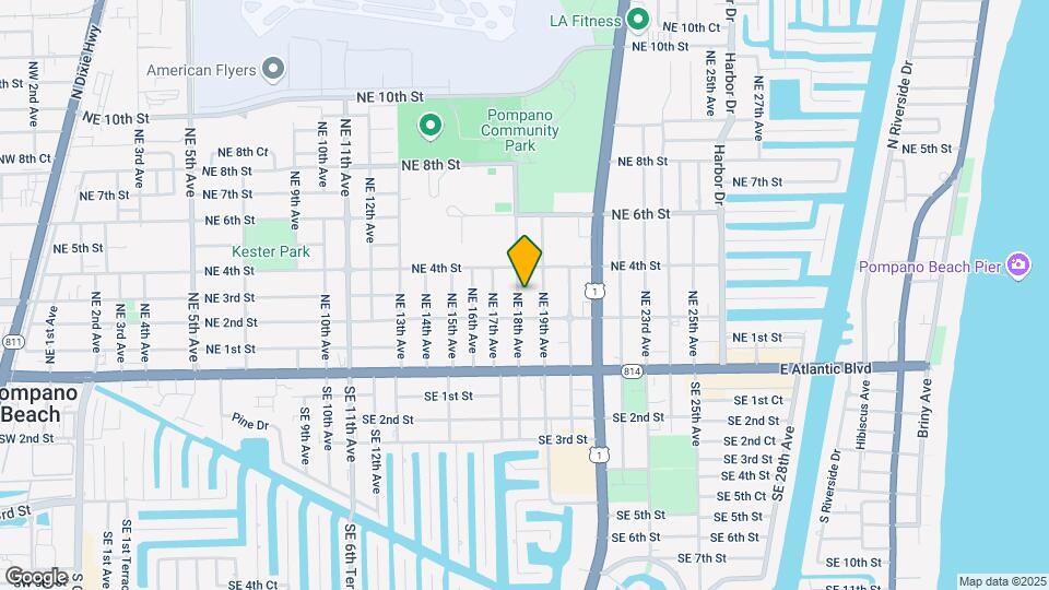 216 NE 18th Ave Map and Location Details