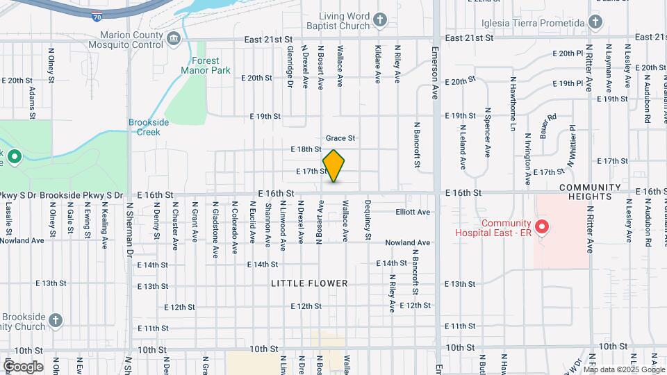 4714 E 16th St Map and Location Details
