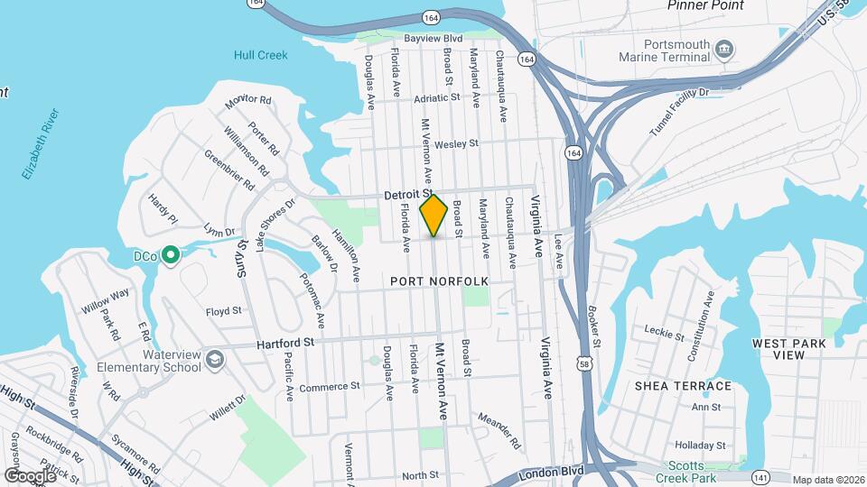 509 Mt Vernon Ave Map and Location Details