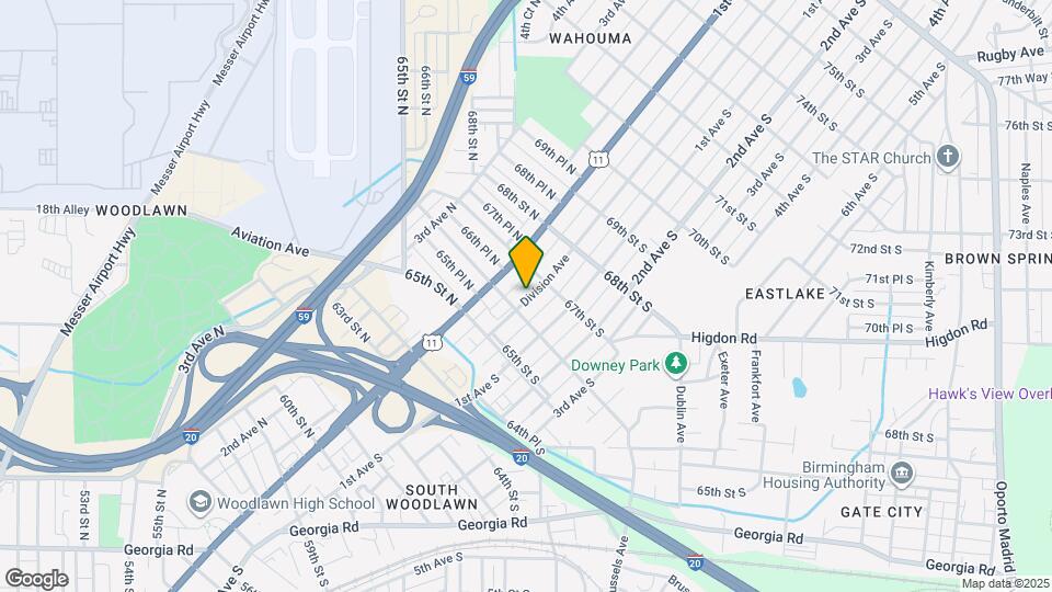 6612 Division Ave Map and Location Details