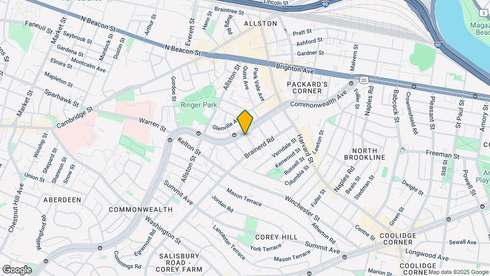 1312 Commonwealth Ave, Unit 504 Mapa y Detalles de la Ubicación