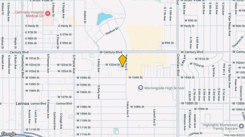 3612 W. 102nd St. Map and Location Details