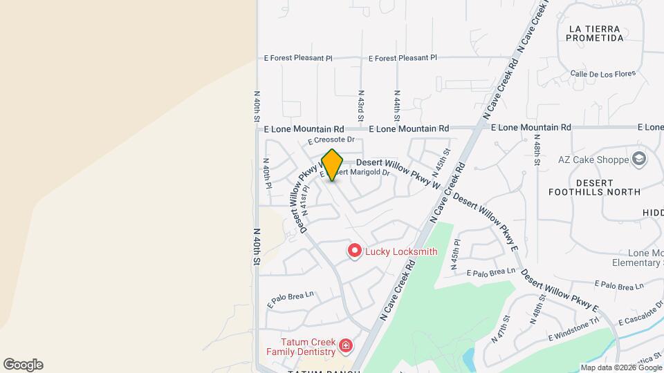 31030 N 42nd Pl Map and Location Details