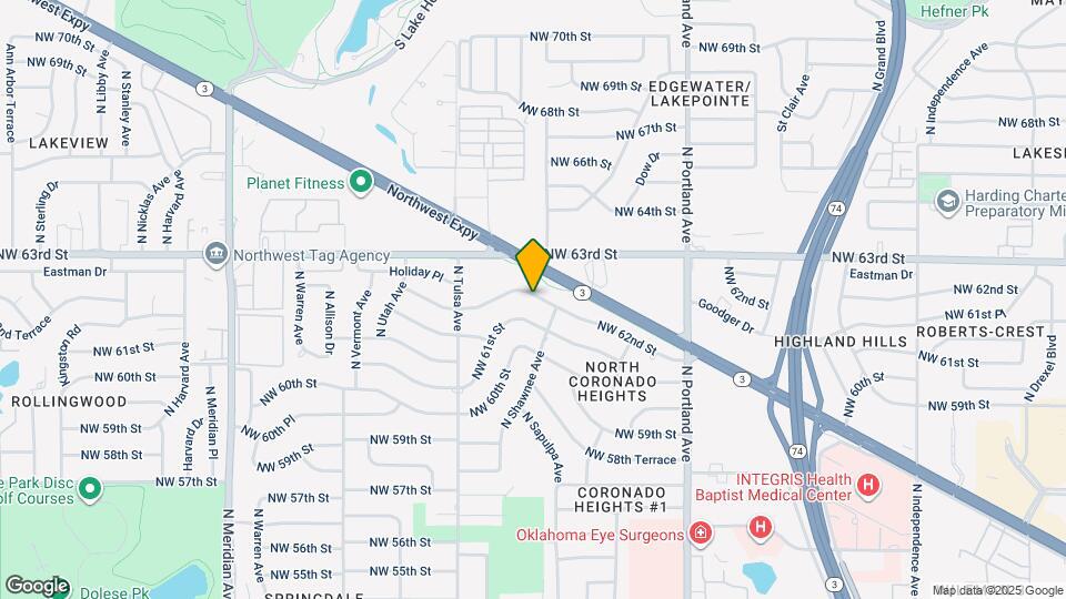 4012 NW 62nd Terrace Map and Location Details