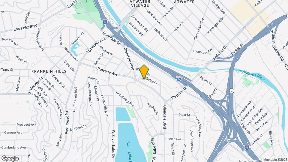 2706 Glendale Blvd, Unit 3 Map and Location Details