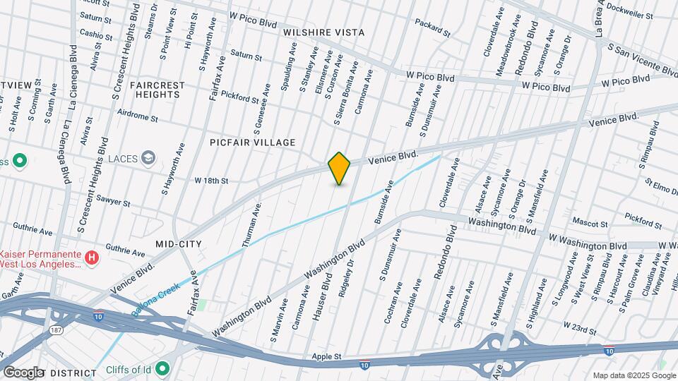 1738 Carmona Ave, Unit 1738 Map and Location Details