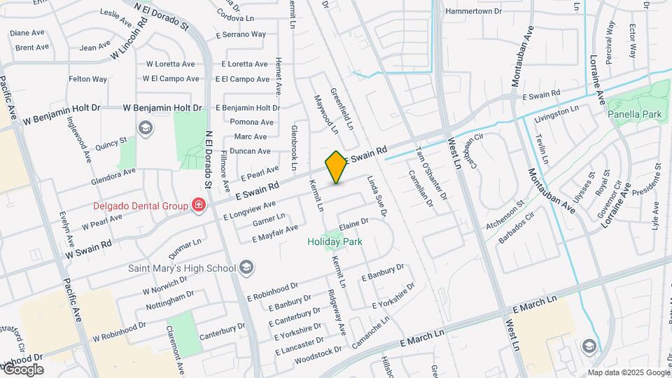 702 E Longview Ave Map and Location Details