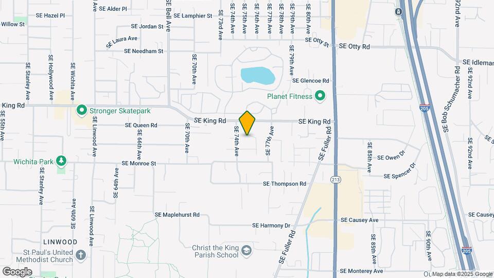 10639 SE 75th Ave Mapa y Detalles de la Ubicación