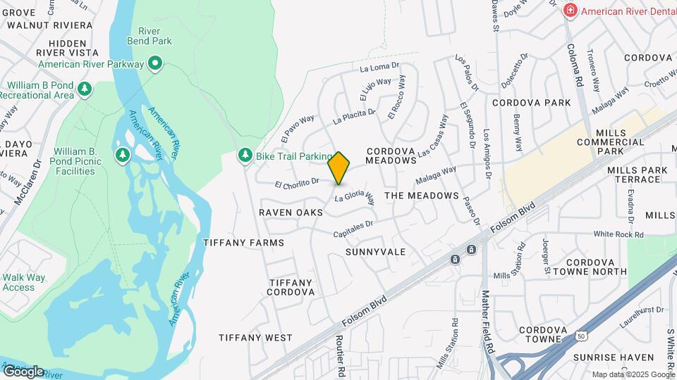 2140 W La Loma Dr Map and Location Details