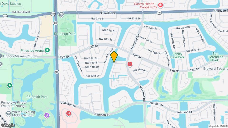 1660 NW 113th Way Map and Location Details