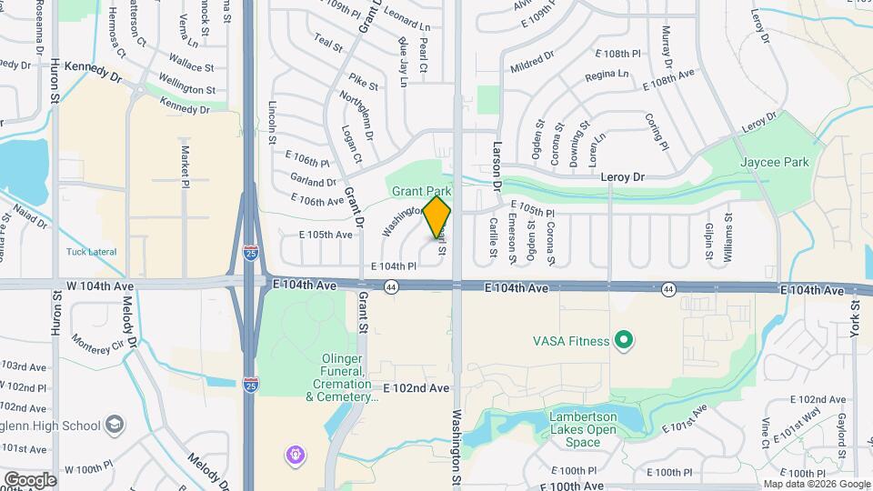 10478 Pearl Way Map and Location Details