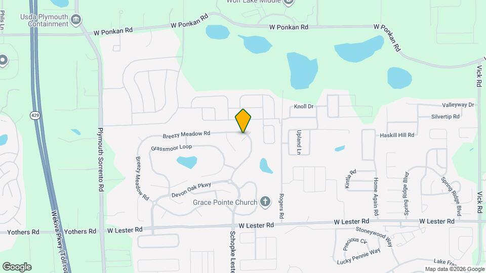 2929 Breezy Meadow Rd Map and Location Details