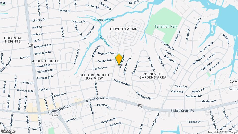 8035 Danbury Dr Map and Location Details
